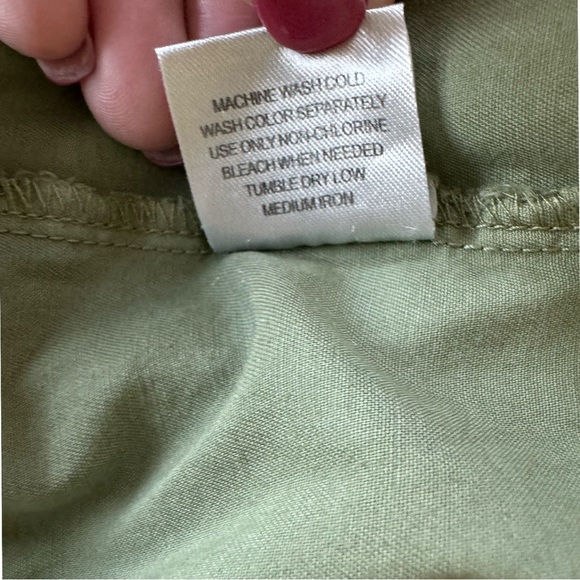 North Style olive green utility vest. Hooded front zip and snaps large gorpcore - Picture 8 of 9